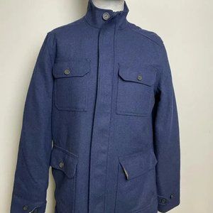 TIMBERLAND MEN'S MT.HAYES NAVY WOOL BLEND COAT 8146J-019 SIZES: M-L-XL